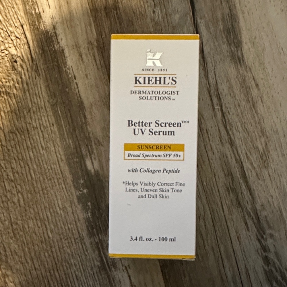 Kiehl's Better Screen UV Serum - White and Gold